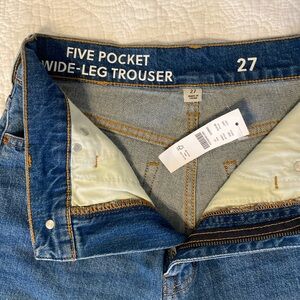 NWT Jcrew wide leg size 27 jeans! GREAT condition